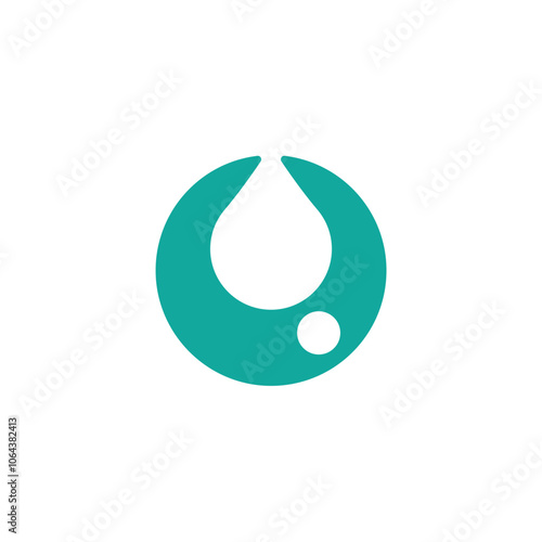 O drop of water logo icon design