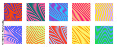 Wavy lines pattern