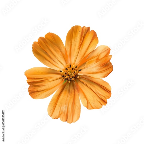 Ursinia Flower isolated on white background.close up. photo