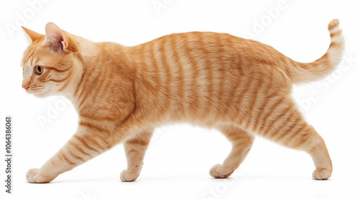 Wallpaper Mural lovely orange cat action in a day Torontodigital.ca