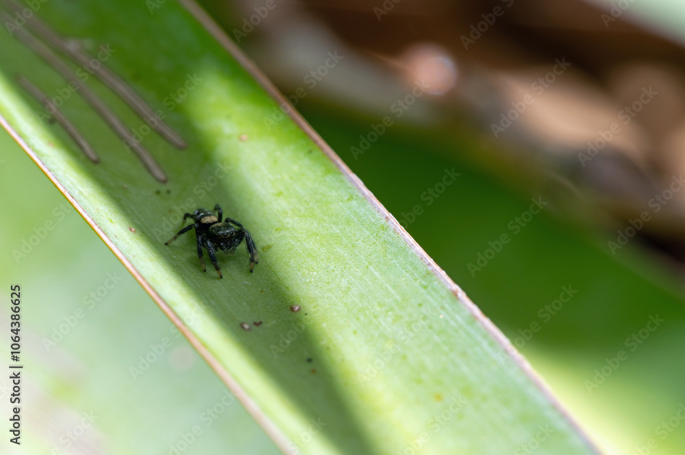 Agave Jumping Spider (Paraphidippus basalis) Agave Jumping Spider (Paraphidippus basalis)