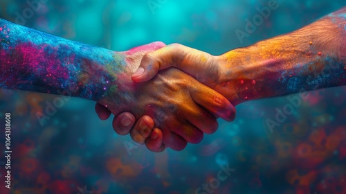 Corporate Meeting Handshake: Partnership, Contract, Concept