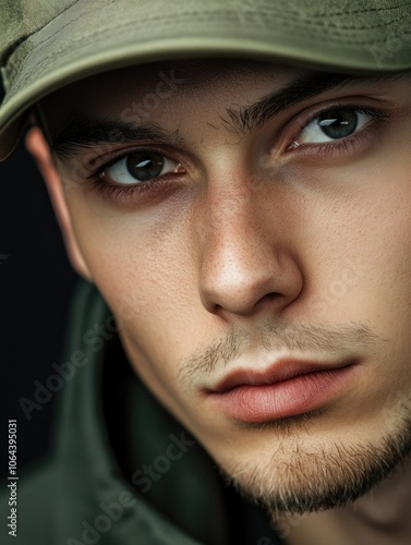 Young Male with Beard and Mustache photo