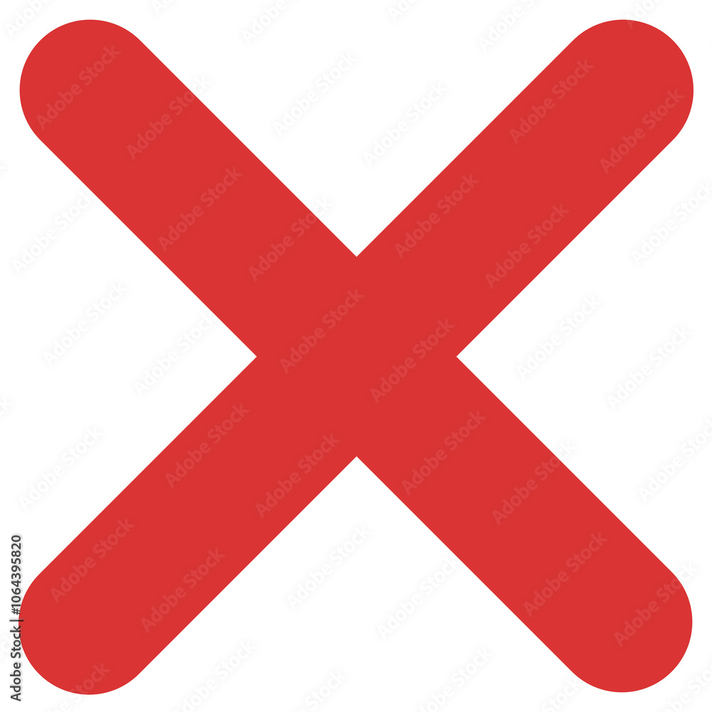 red cross mark red cross mark