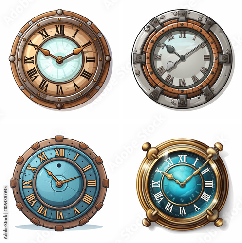 clock time clock face modern clock vintage clock alarm gears clock icon countdown clock prague clock