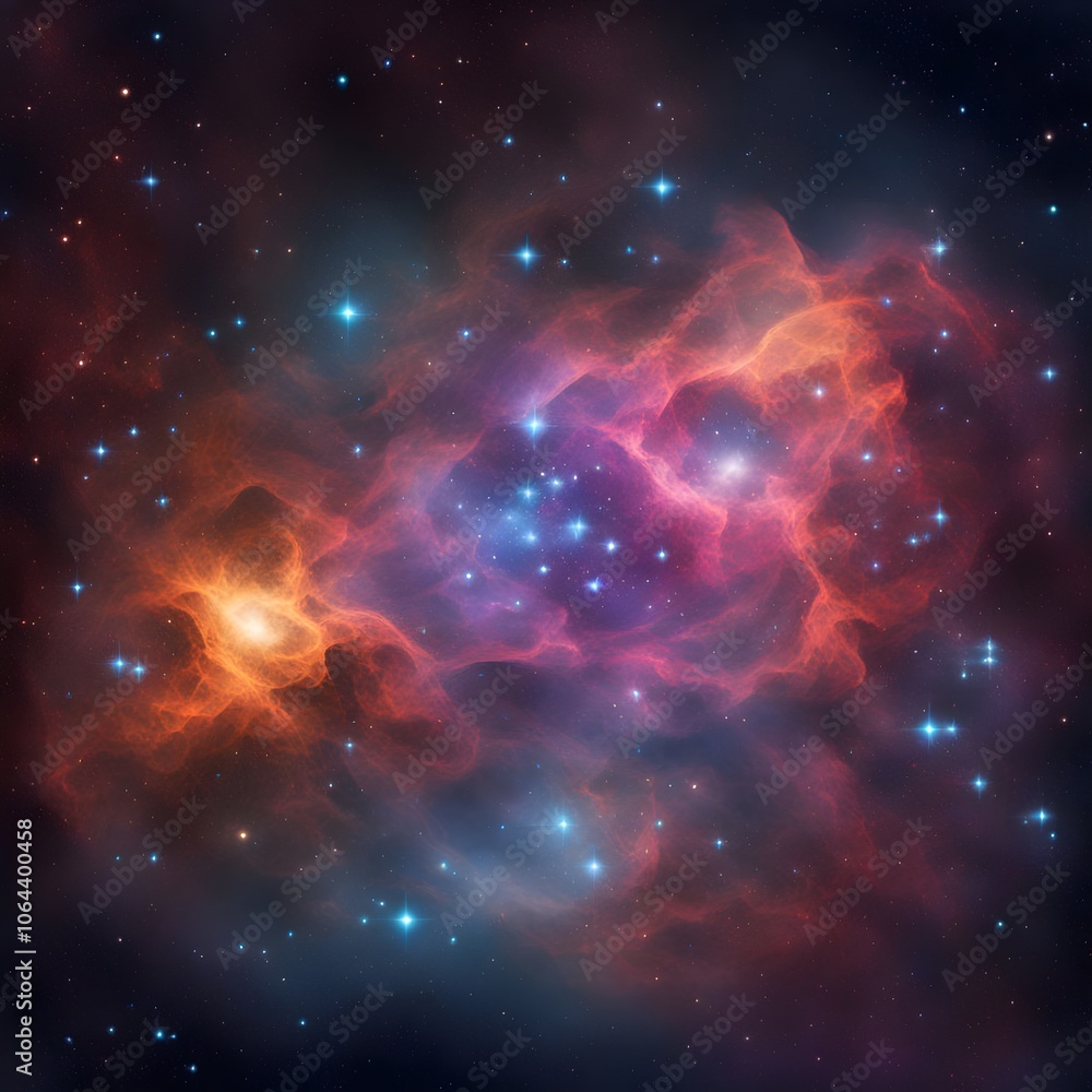 Obraz premium background with stars