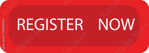 apply now button register text sign icon. rounded shape  red vector banner register now 