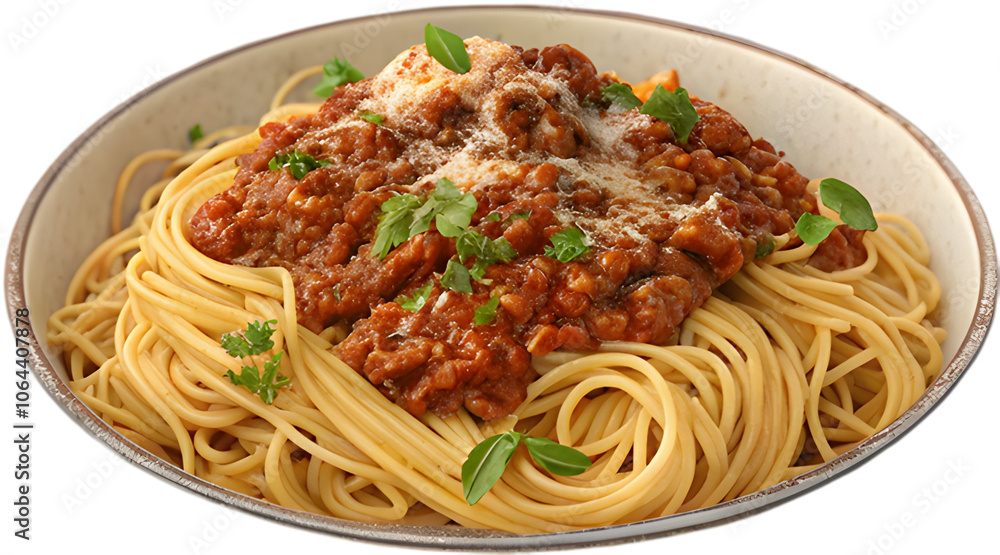 Clipart of savory Bolognese sauce with ground meat, tomatoes, and herbs. Clipart of savory Bolognese sauce with ground meat, tomatoes, and herbs.
