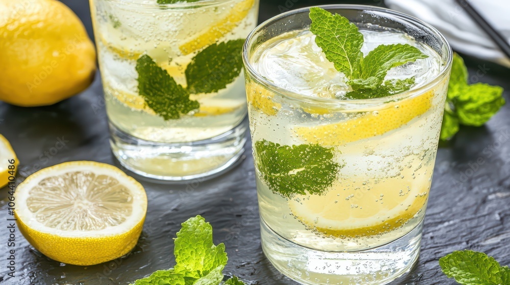 Refreshing Lemonade with Mint: Summer Drink Recipe Refreshing Lemonade with Mint: Summer Drink Recipe