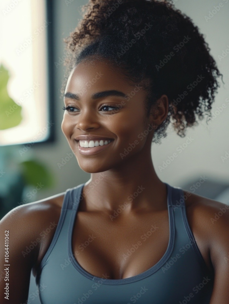 Female Athlete in Sports Bra Female Athlete in Sports Bra