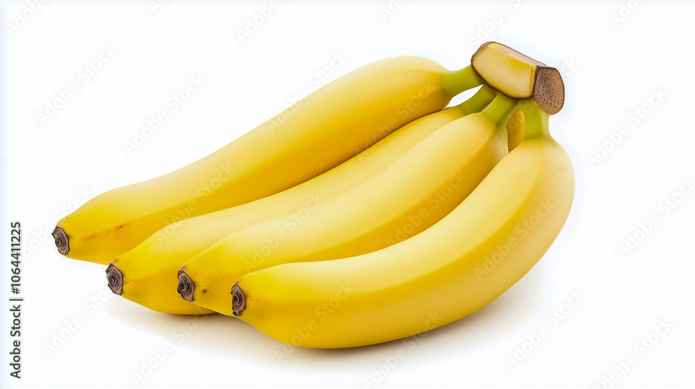 Bunch of bananas isolated on white background Bunch of bananas isolated on white background