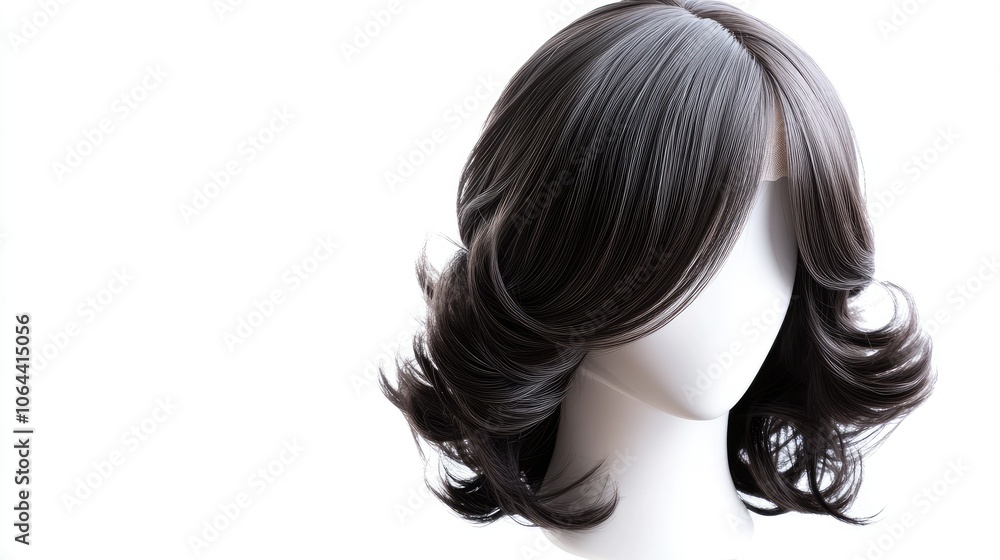 Elegant Wig with Flowing Waves and Soft Texture Elegant Wig with Flowing Waves and Soft Texture