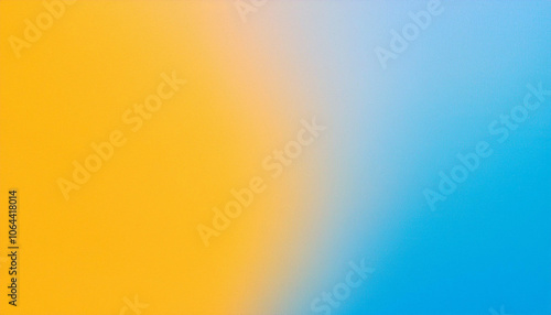 Abstract Blurred Yellow and Blue Gradient