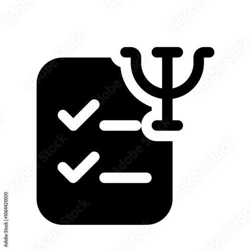 justice policy icon with glyph style, perfect for user interface projects