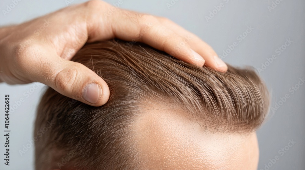 Fototapeta premium Enhance your look expert hair styling techniques for men