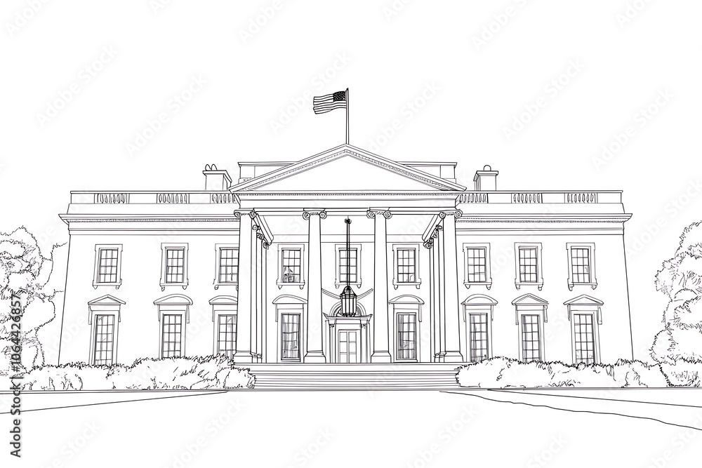 The White House official residence of the president of the United States The White House official residence of the president of the United States