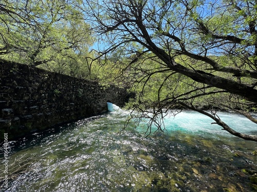 The upper course of the Zrmanja River and immediately after the source (Velebit Nature Park, Croatia) - der Oberlauf des Flusses Zrmanja und unmittelbar nach der Quelle (Naturpark Velebit, Kroatien)