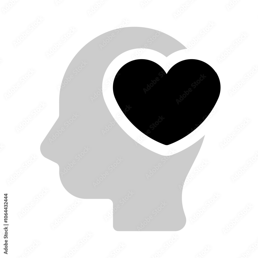 love yourself icon with bulk style, perfect for user interface projects love yourself icon with bulk style, perfect for user interface projects