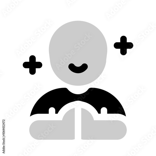 reconcile the mind icon with bulk style, perfect for user interface projects