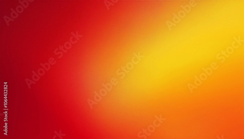 Abstract Red and Yellow Gradient Background