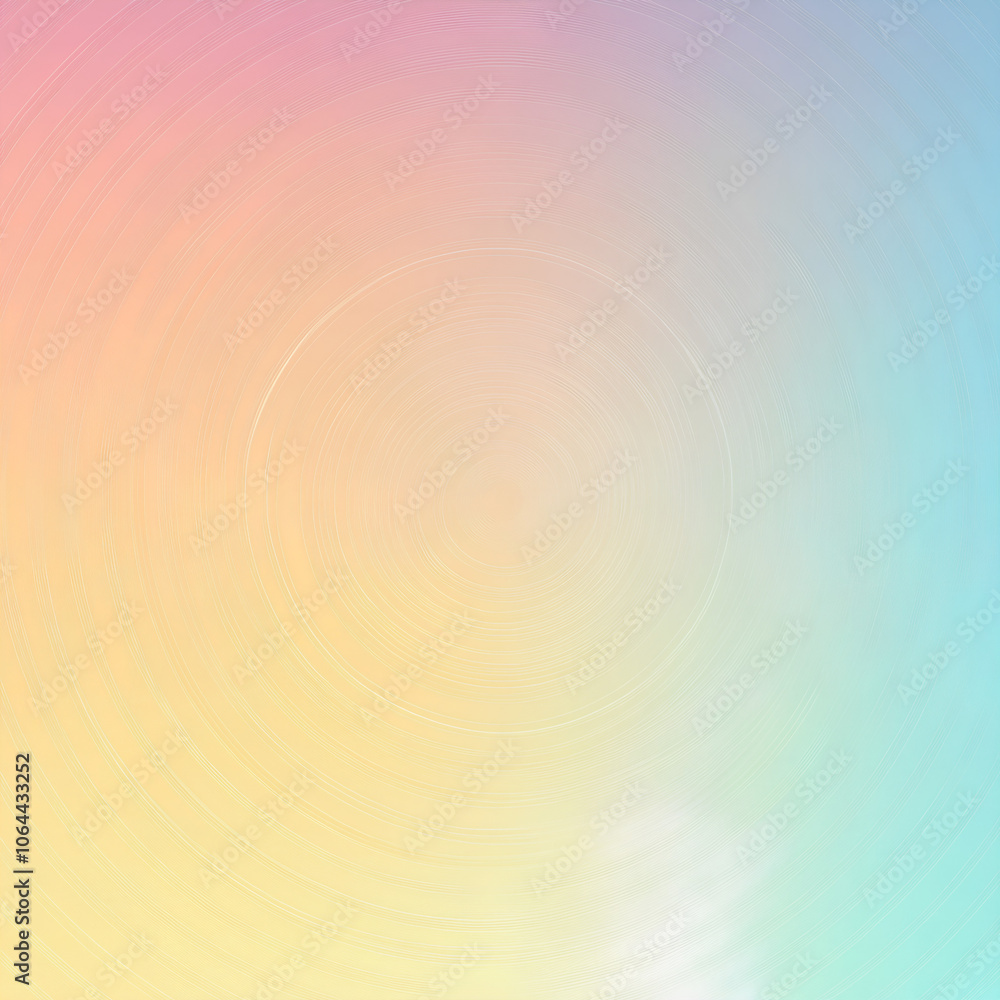 Abstract Circular Pattern with Pastel Colors Abstract Circular Pattern with Pastel Colors