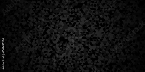 Vector geometric seamless gray, black cube square low polygon background. abstract surface creative diamond pattern corporate. Black and gray polygon Mosaic triangle overlap texture background.