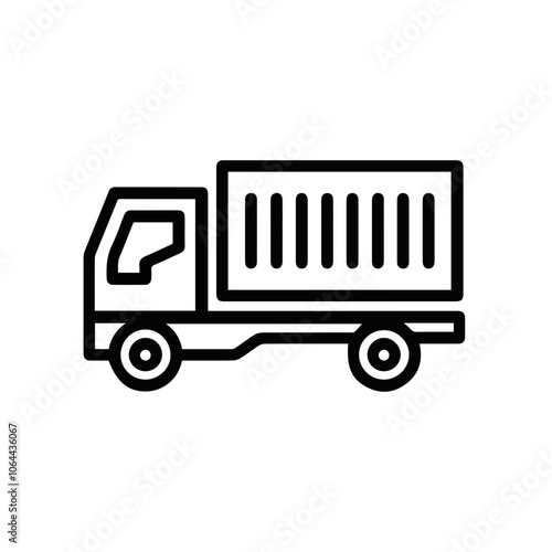 Truck icon symbol vector illustration