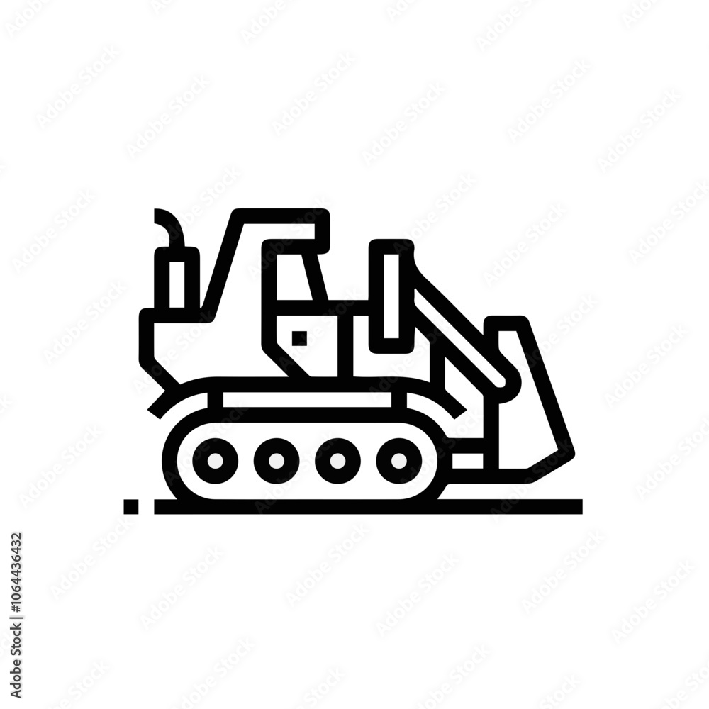 Fototapeta premium Truck icon symbol vector illustration