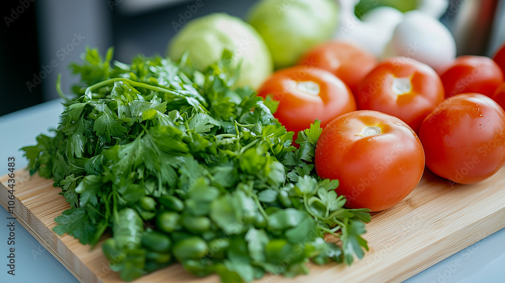 Fresh organic vegetables on the table. Harvest food. Cooking healthy vegetarian meal 