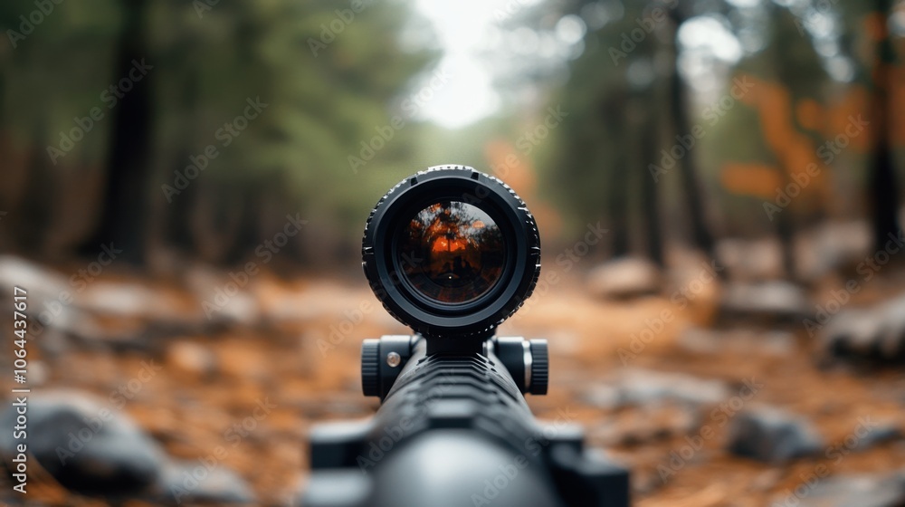 Fototapeta premium Advanced Scope Focus on Nature Scene