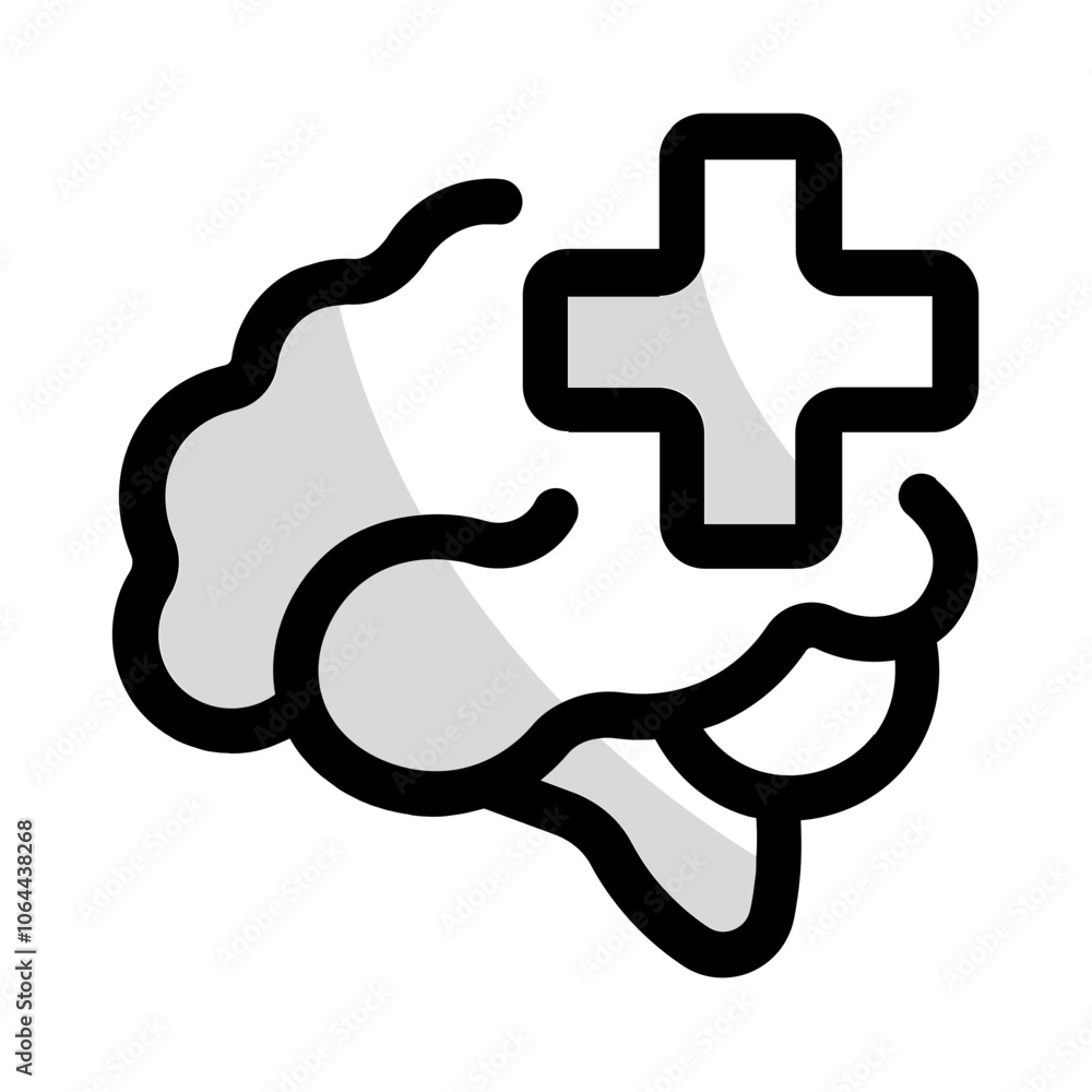mental health icon with shady style, perfect for user interface projects mental health icon with shady style, perfect for user interface projects