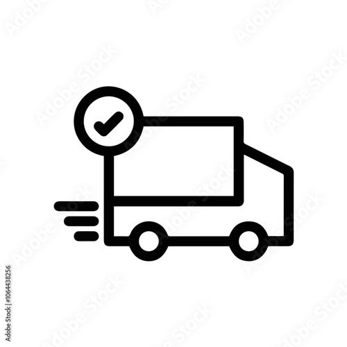 Truck icon symbol vector illustration
