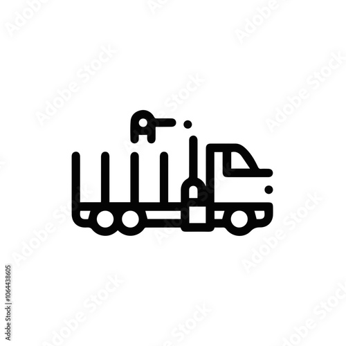 Truck icon symbol vector illustration
