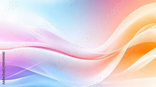 Wallpaper Mural A beautiful abstract background filled with soft, curving lines in a rainbow of colors, creating a relaxing visual perfect for digital applications. Torontodigital.ca