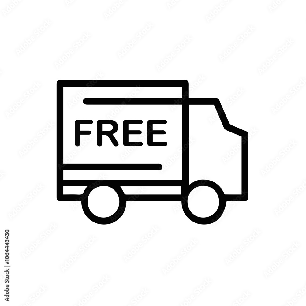 Truck icon symbol vector illustration Truck icon symbol vector illustration