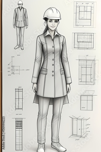 design engineer made sketch to modify drawing