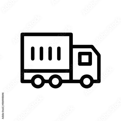 Truck icon symbol vector illustration