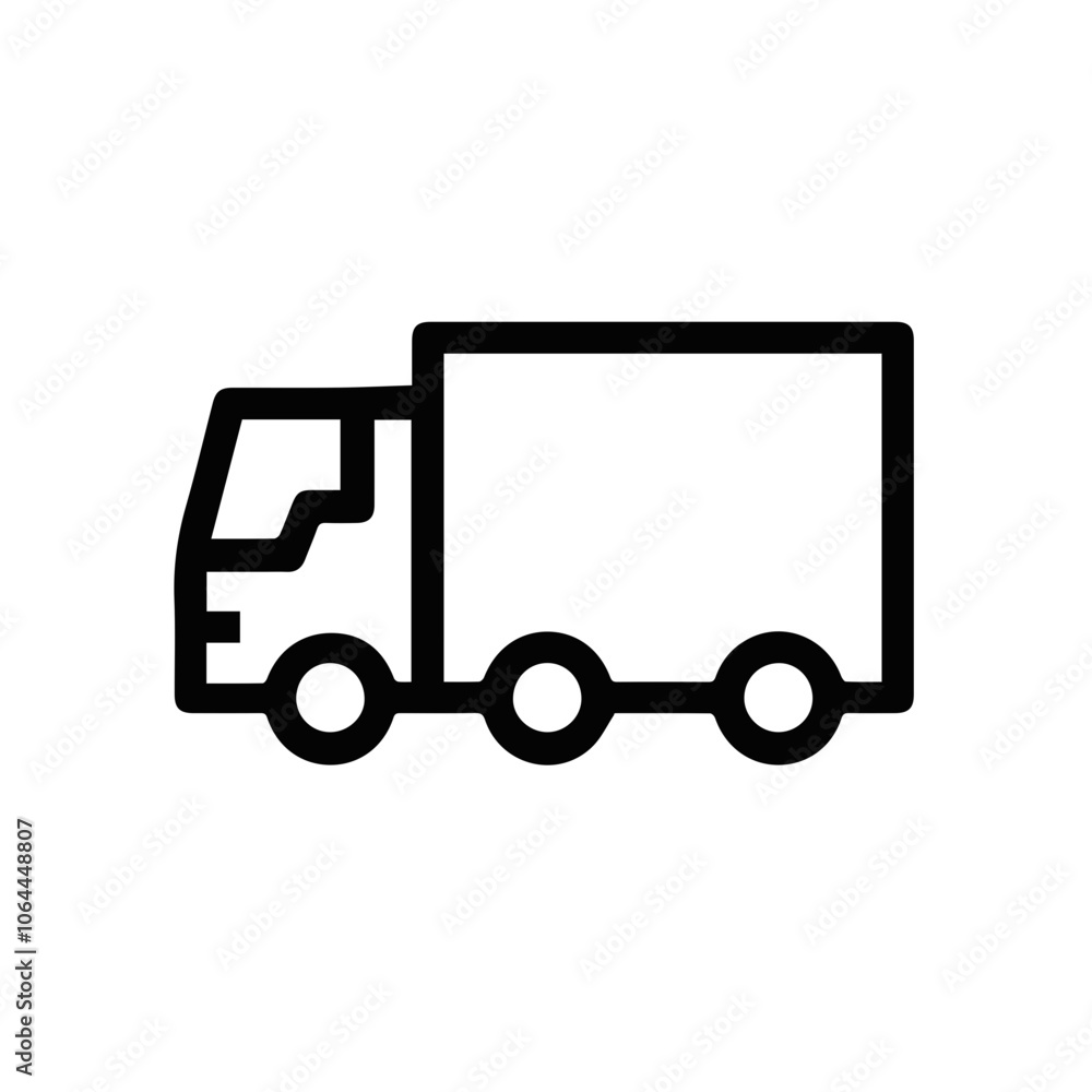 Truck icon symbol vector illustration

