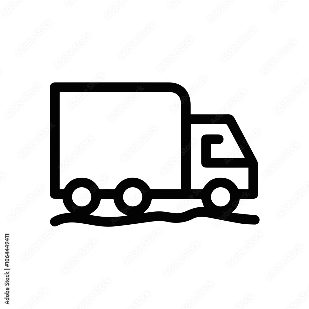 Truck icon symbol vector illustration Truck icon symbol vector illustration