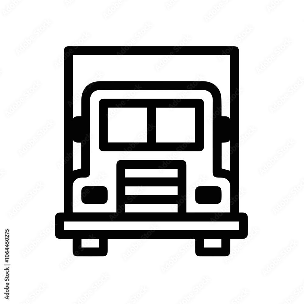 Truck icon symbol vector illustration Truck icon symbol vector illustration