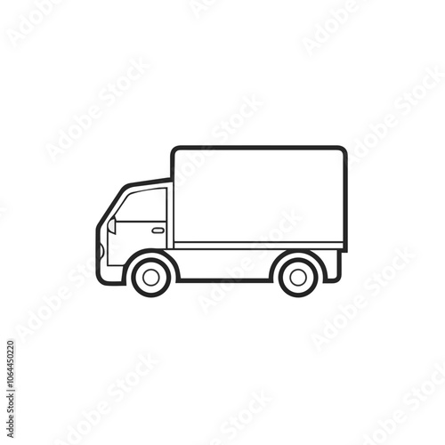 Truck icon symbol vector illustration