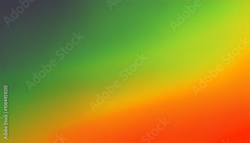 Abstract Green Yellow Orange Gradient Background