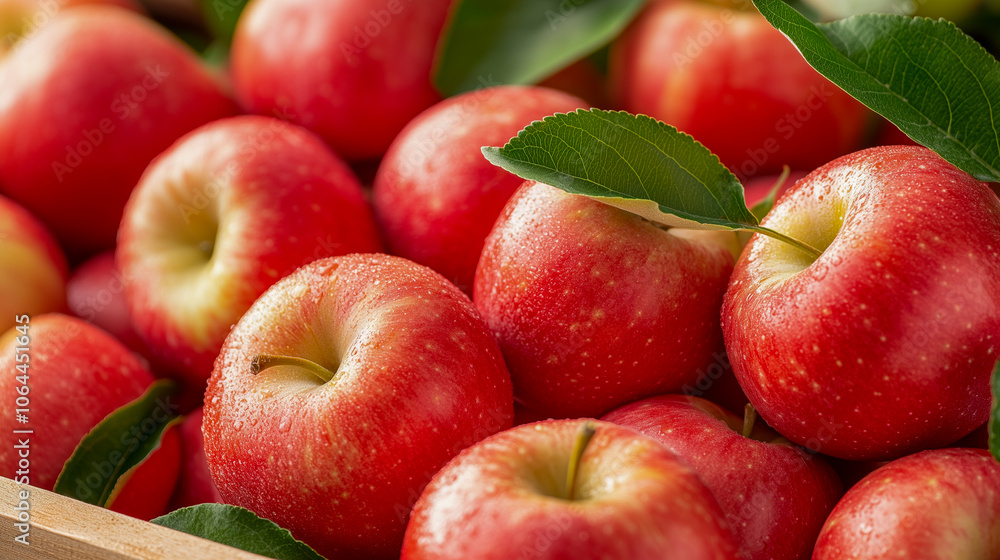 Healthy Organic Apples in the Basket. Healthy Organic Apples in the Basket.