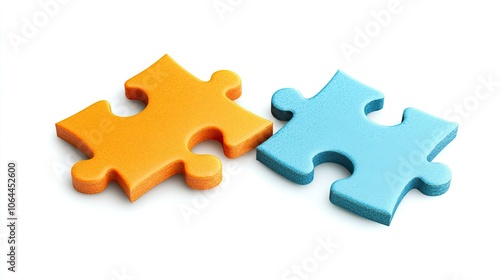 Colorful Puzzle Pieces for Creative Concepts