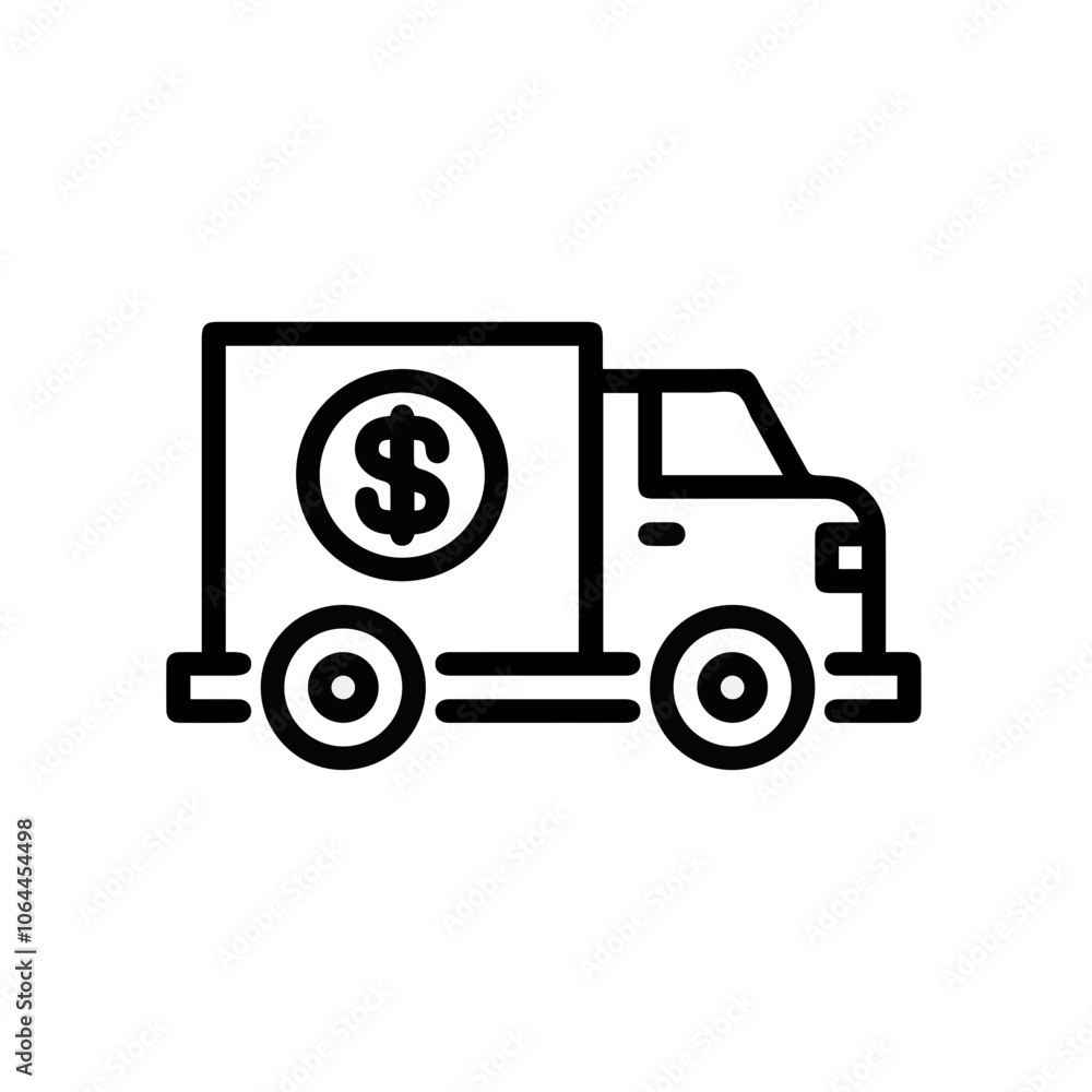 Truck icon symbol vector illustration