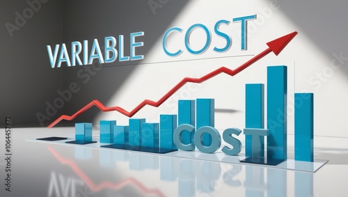 Analyze dynamic financial trends with variable cost graphs for effective budgeting strategies