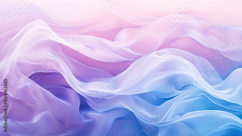 Soft Abstract Waves in Pastel Colors