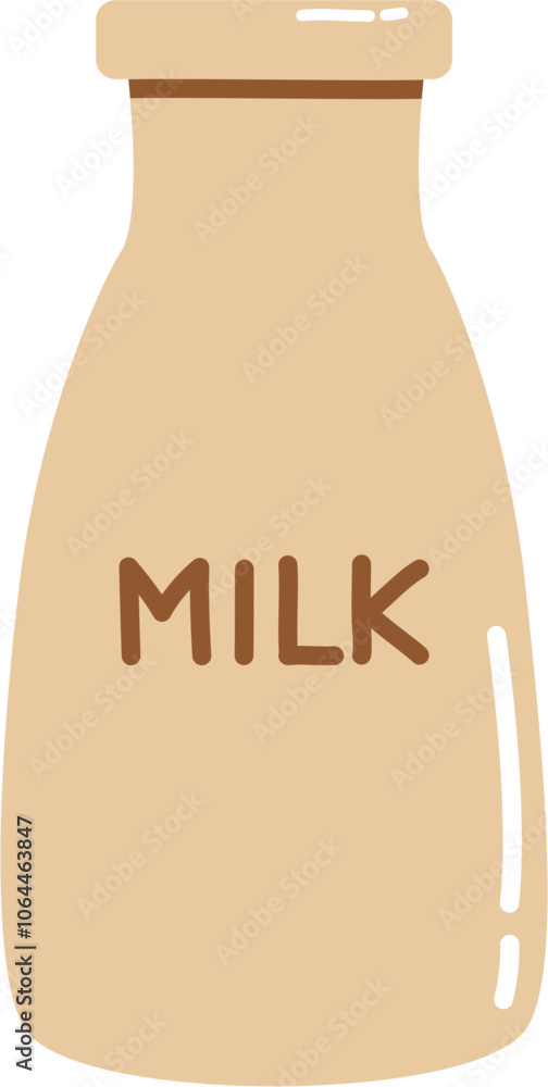 Milk bottle illustration Milk bottle illustration