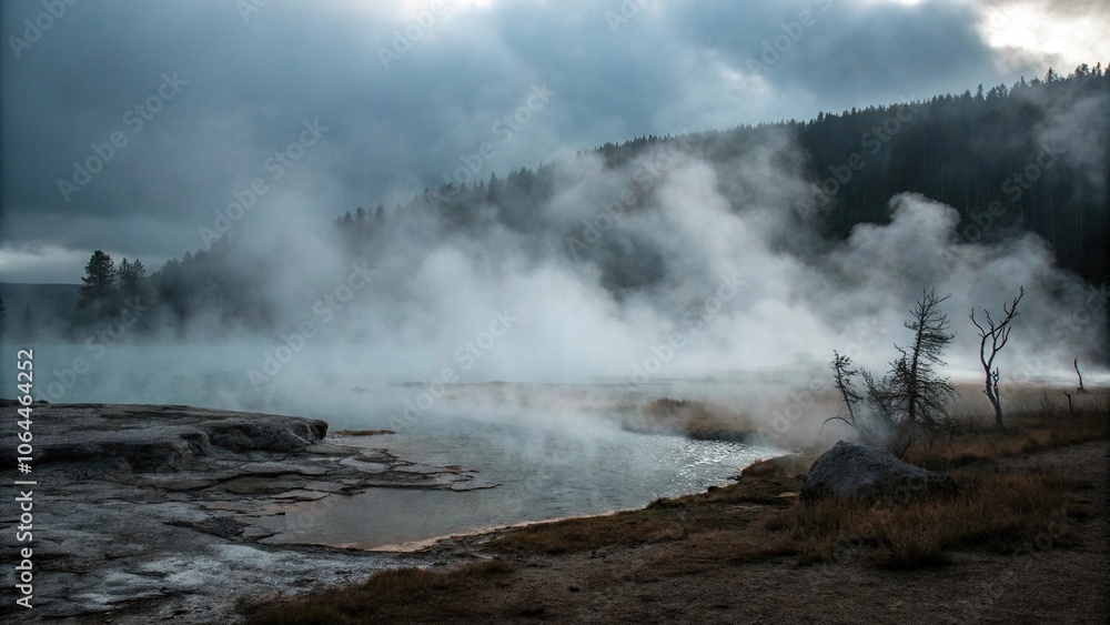 a misty veil of smoke shrouds a mysterious and foreboding landscape, darkness, mist, fog, void a misty veil of smoke shrouds a mysterious and foreboding landscape, darkness, mist, fog, void