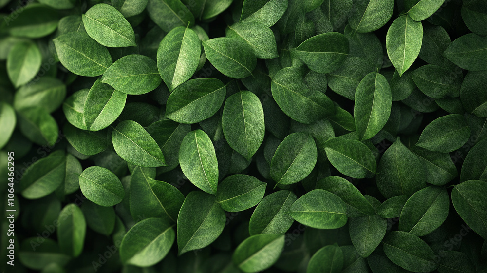 Green leaves texture on a dark background, natural and fresh appearance. Green leaves texture on a dark background, natural and fresh appearance.